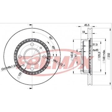 FREMAX Bremsscheibe, BD-0601