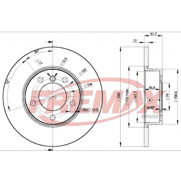 FREMAX Bremsscheibe, BD-0673