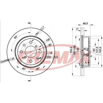 FREMAX Bremsscheibe, BD-0715