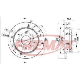 FREMAX Bremsscheibe, BD-0817