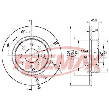 FREMAX Bremsscheibe, BD-0592