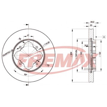 FREMAX Bremsscheibe, BD-0836