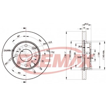 FREMAX Bremsscheibe, BD-0838