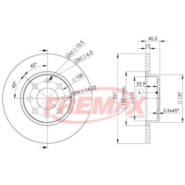 FREMAX Bremsscheibe, BD-0918