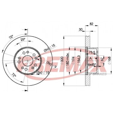 FREMAX Bremsscheibe, BD-0912