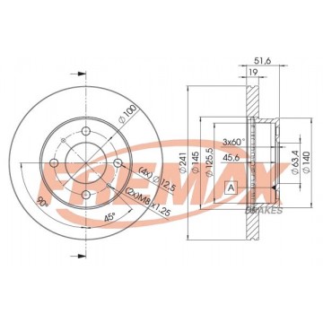 FREMAX Bremsscheibe, BD-1008