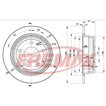 FREMAX Bremsscheibe, BD-1387