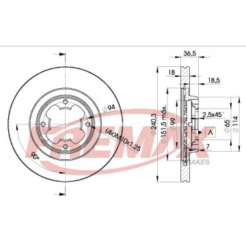 FREMAX Bremsscheibe, BD-1290