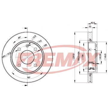 FREMAX Bremsscheibe, BD-1064