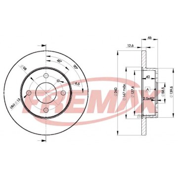 FREMAX Bremsscheibe, BD-1453