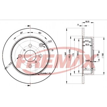 FREMAX Bremsscheibe, BD-1221