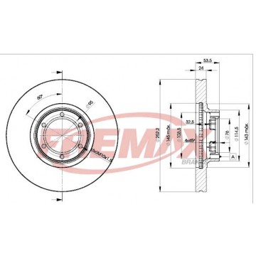 FREMAX Bremsscheibe, BD-1367