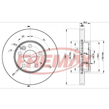 FREMAX Bremsscheibe, BD-1093