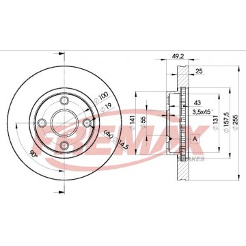 FREMAX Bremsscheibe, BD-1330