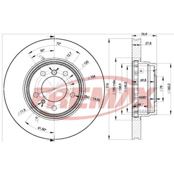 FREMAX Bremsscheibe, BD-2093