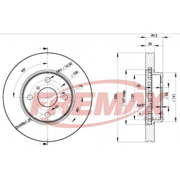 FREMAX Bremsscheibe, BD-2100