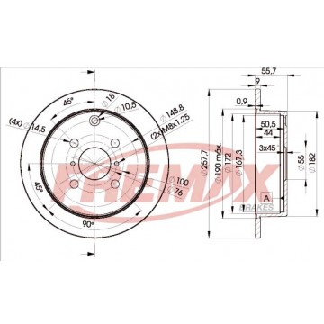 FREMAX Bremsscheibe, BD-2251