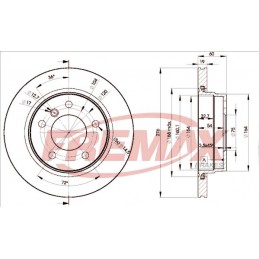 FREMAX Bremsscheibe, BD-2315