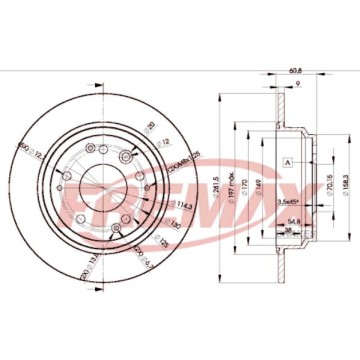 FREMAX Bremsscheibe, BD-2469