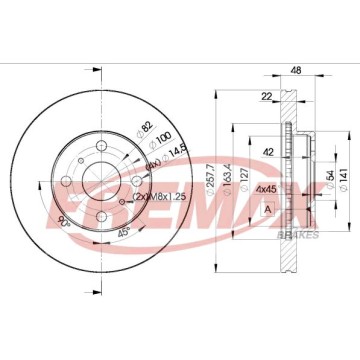 FREMAX Bremsscheibe, BD-2490