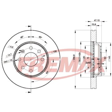 FREMAX Bremsscheibe, BD-2559