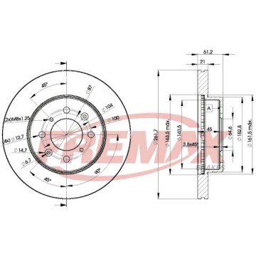 FREMAX Bremsscheibe, BD-2581