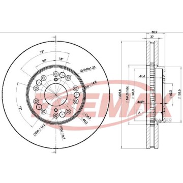 FREMAX Bremsscheibe, BD-2611