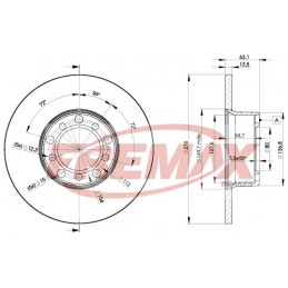 FREMAX Bremsscheibe, BD-2780