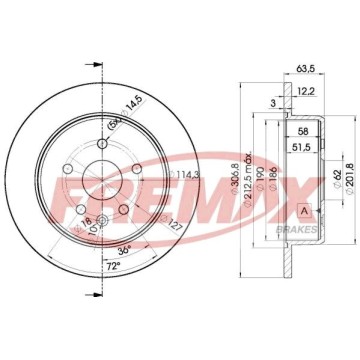 FREMAX Bremsscheibe, BD-2790