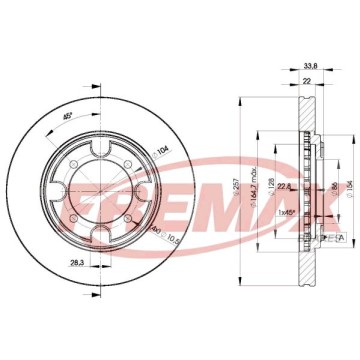 FREMAX Bremsscheibe, BD-2830