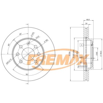 FREMAX Bremsscheibe, BD-2836