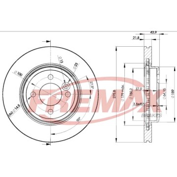 FREMAX Bremsscheibe, BD-2891