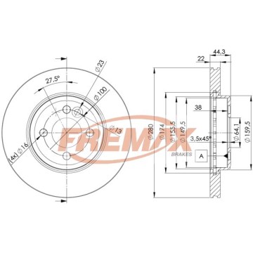 FREMAX Bremsscheibe, BD-2893