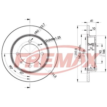 FREMAX Bremsscheibe, BD-2940