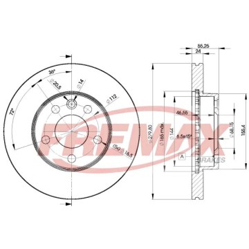 FREMAX Bremsscheibe, BD-3015