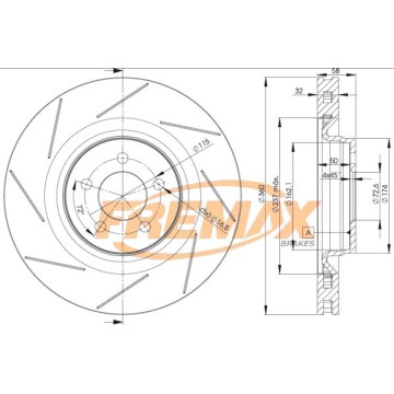 FREMAX Bremsscheibe, BD-3063