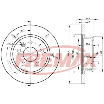 FREMAX Bremsscheibe, BD-3115