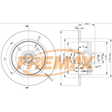 FREMAX Bremsscheibe, BD-3170