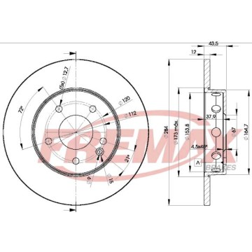 FREMAX Bremsscheibe, BD-3180