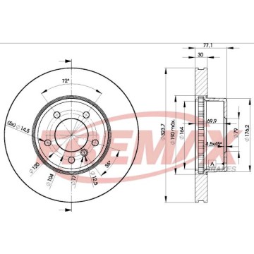 FREMAX Bremsscheibe, BD-3221