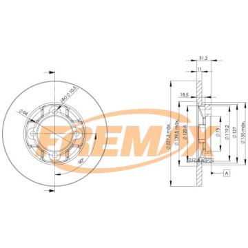 FREMAX Bremsscheibe, BD-3251