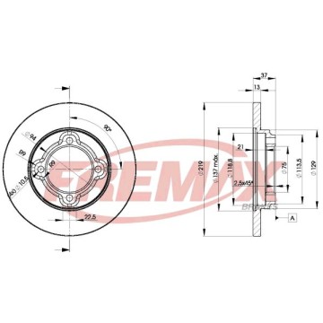 FREMAX Bremsscheibe, BD-3252