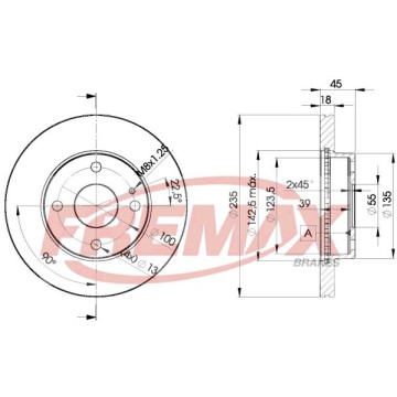 FREMAX Bremsscheibe, BD-3254