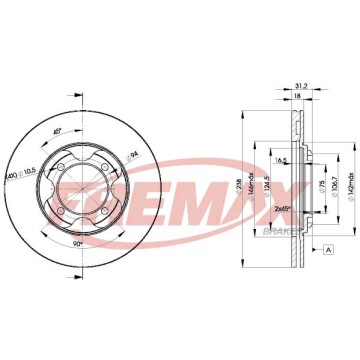 FREMAX Bremsscheibe, BD-3261