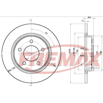 FREMAX Bremsscheibe, BD-3276