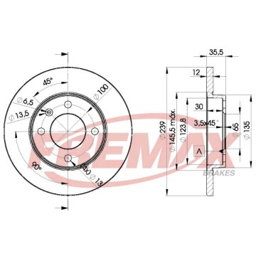 FREMAX Bremsscheibe, BD-3300