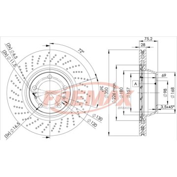 FREMAX Bremsscheibe, BD-3318