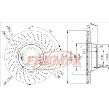 FREMAX Bremsscheibe, BD-3319