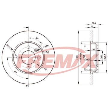 FREMAX Bremsscheibe, BD-3392