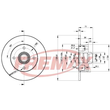 FREMAX Bremsscheibe, BD-3393